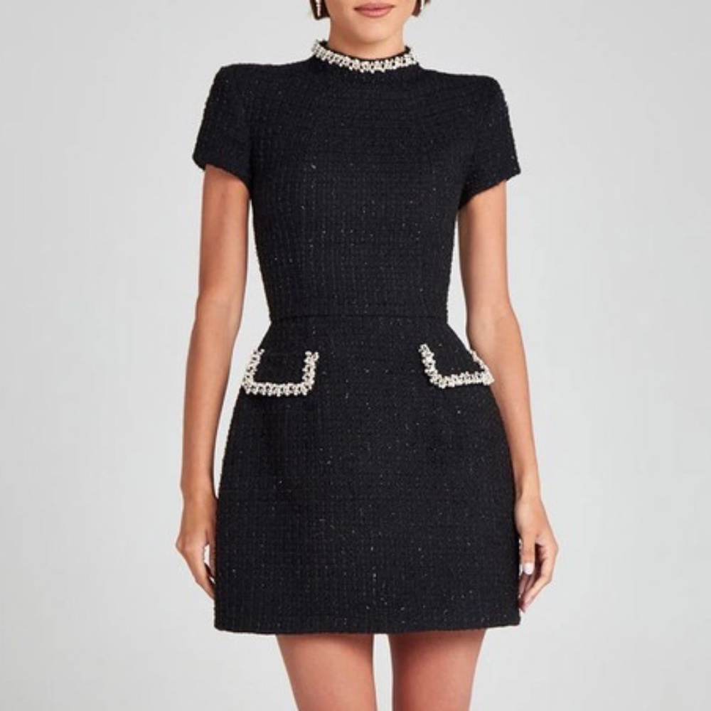 Elegant Black Mini Dress